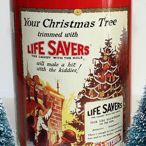 Lifesavers Christmas Tin Holiday Keepsake 1988 Christmas Etsy