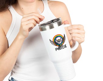 Taza térmica de viaje Seymour Owl Pride / Vaso de 40 oz