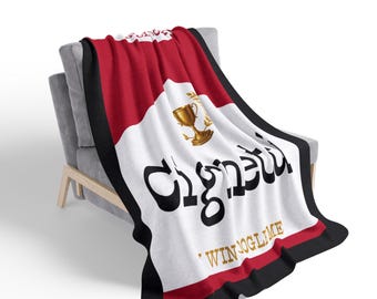 Indiana Football Fleece Sherpa Blanket | Team Name Blanket