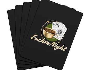 Baraja de cartas Euchre Night