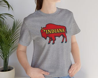 Indiana Buffalo T-Shirt | Indiana Football Bison Graphic
