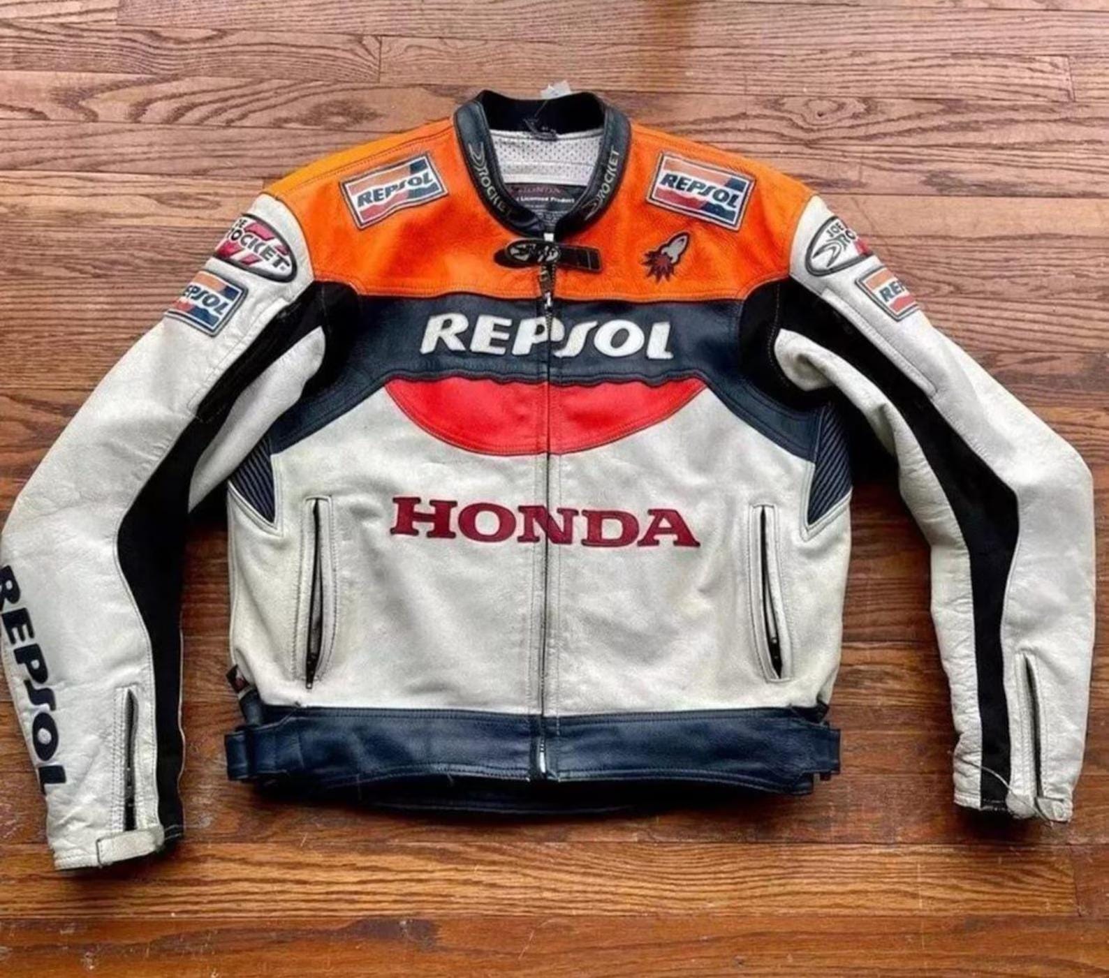 Honda vintage leather jacket - Etsy 日本