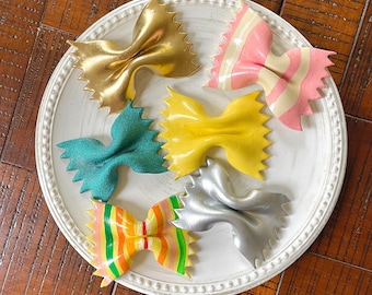 Mini Bow Tie Pasta Wall Art