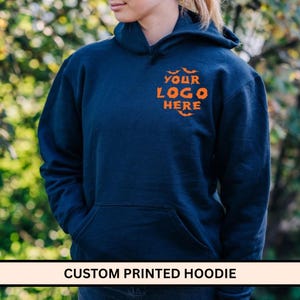 Custom Hoodie Personalized Team Logo Hooded Sweatshirts Customize Unisex University/College Pullover Oversized Hoodie Gift For Girlfriend