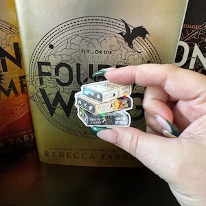 Empyrean Book Stack Sticker: Fourth Wing, Iron Flame, Onyx Storm