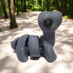 Mini Long Neck Dinosaur. Articulating Dinosaur Stress Relief fidget. Collectible 3D Print.