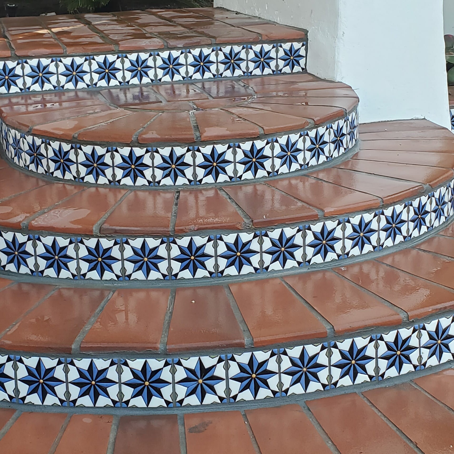 Azulejo Celeste Star: protector contra salpicaduras de cerámica morisca de  15 x 15 cm (4 piezas) - Etsy México, image size:1908x1908