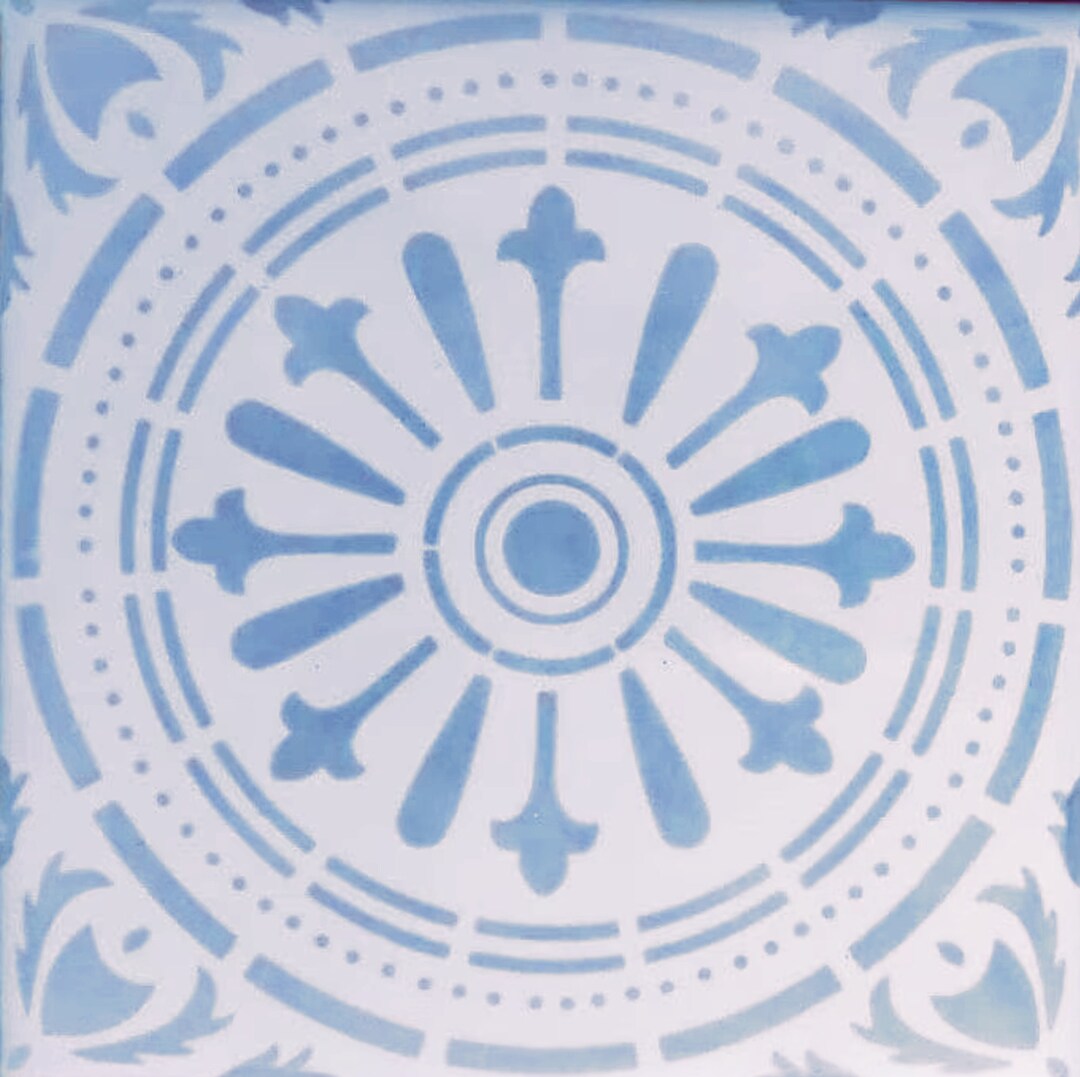 Handpainted Ceramic Tile: Modern Kitchen Backsplash, Stair Risers (6x6 ...