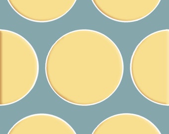 Mid-century Modern Pool Tile - Handpainted 6x6 ~ Kitchen Backsplash Tiles, Modern Ceramic Tile, Stair Risers (PRICE PER 4 PIECES)