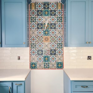 Akzentfliesen 6x6 Assorted 25 - Backsplash-Fliesen für Küche, Brunnen, Treppen-Riser