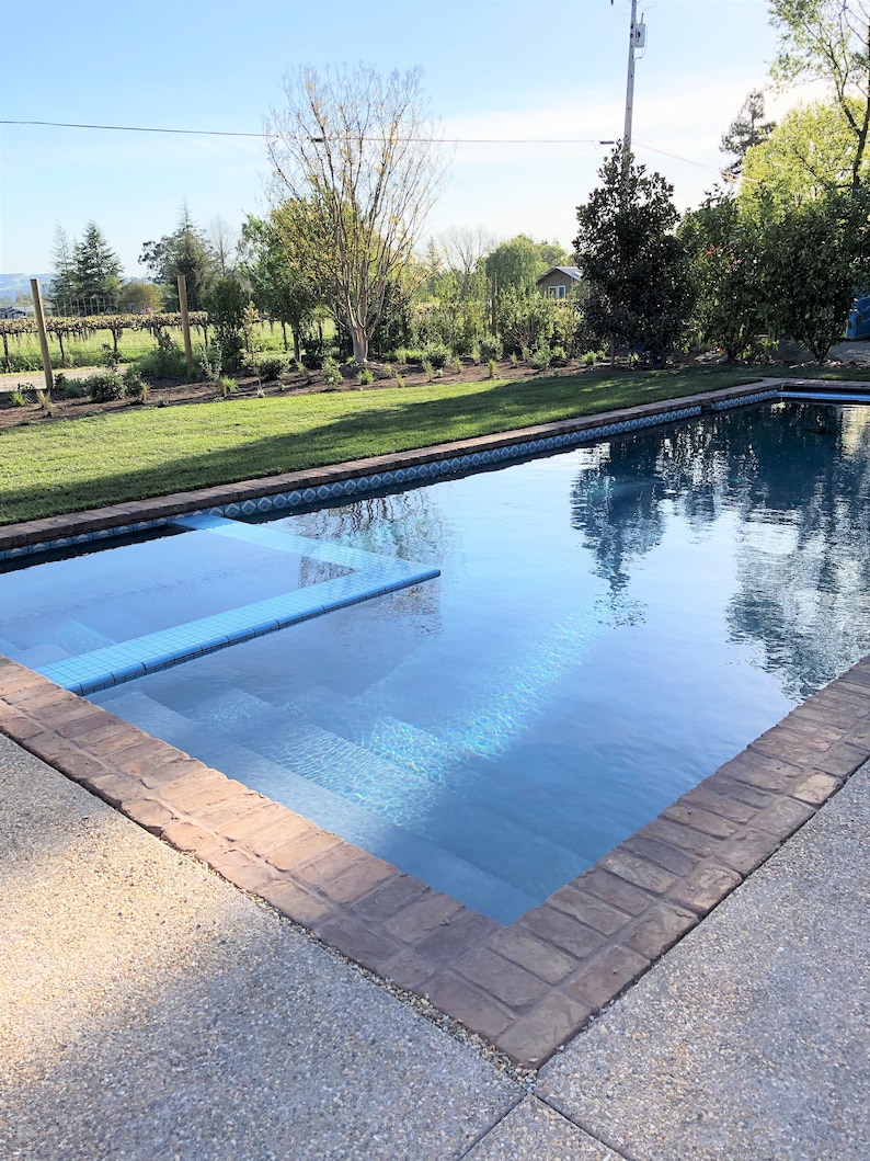 6x6 Arch Modern HandGlazed Tiles Decorative Pool Tile Etsy