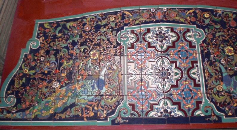 Tile Mural for Ourdoors Large Our California Spanish Tile image 5