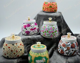Trending Pichwai Cow Jar - New Floral designs