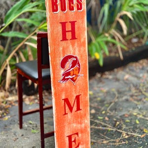 Handmade 3D 4F Bucs Throwback Indoor/Outdoor Home Sign