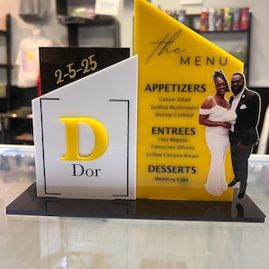 Plaque de mariage acrylique personnalisée | Signalétique de bar en acrylique personnalisée | Élégante enseigne événementielle | Menu personnalisé | Baby Shower | Carte de boissons personnalisée