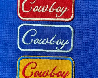Cowboy Aufnäher: Aufnäher zum Aufbügeln im Western Style