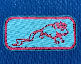 Opstrijkbare patch Rat King: vintage fantasiewezen