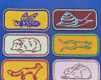 SCEGLI 3! Pacchetto patch creature del bosco