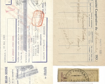 French Ephemera, digital file for your journal or other media projects.