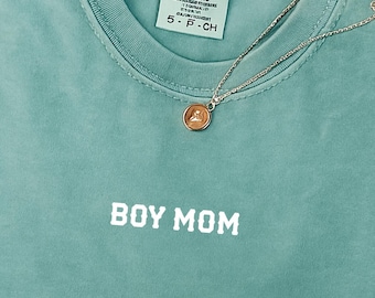 Mom of Boys t-shirt, Comfort Colors® Boy Mom Graphic Tee, Mother's Day Gift