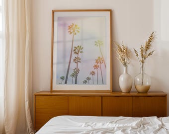 Palm Tree Print: California Coastal Wall Art (Digital Download)