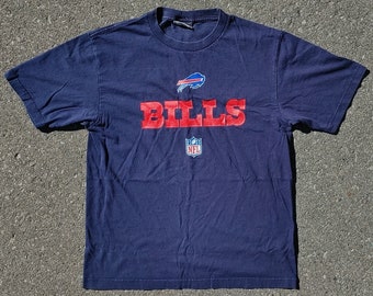 90's Buffalo Bills Liquid Blue Tie Dye NFL T Shirt Size XXL – Rare