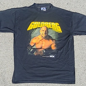 Vtg 1999 WCW Bill Goldberg Made in USA T-Shirt Größe Extra groß