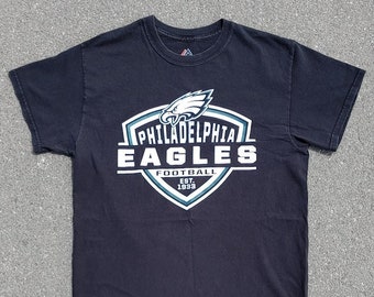2000s Philadelphia Eagles Black Majestic T-Shirt Size (M)