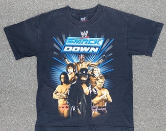 Vtg 2009 WWE by Fifth Sun SmackDown Undertaker Youth Kids T-Shirt Size Medium