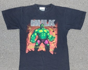 VTG 2003 Marvel The Hulk Film Kinder Jugend T-Shirt Größe Medium