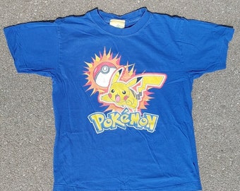 T-shirt Pokémon pour enfant VTG 2010 Taille M 7-8