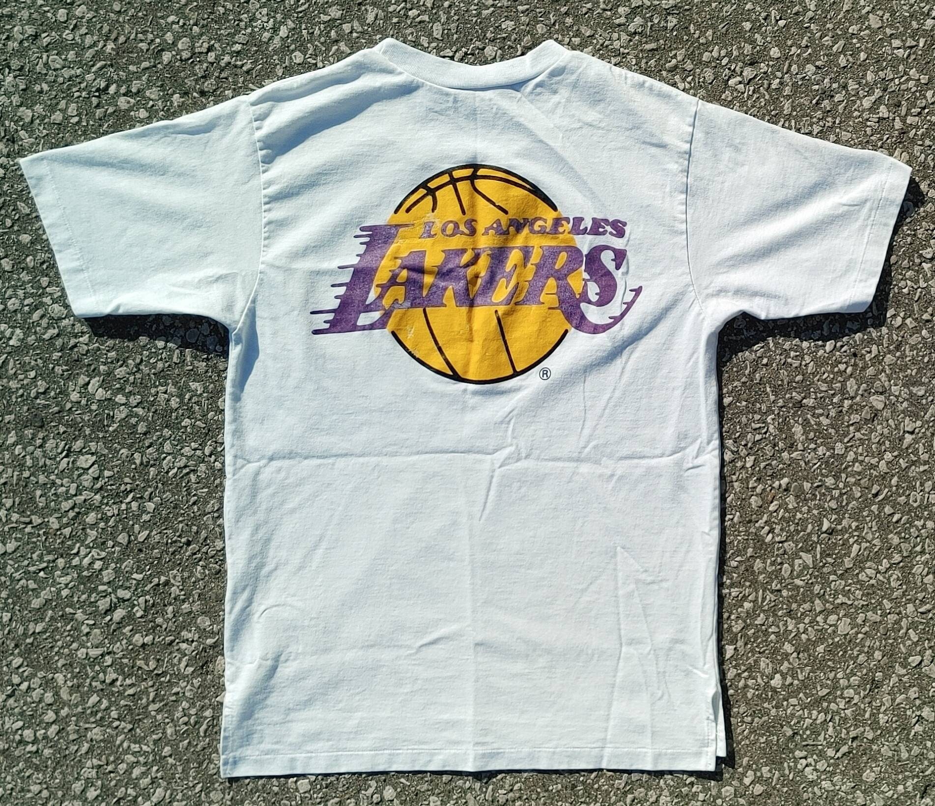 VTG Los Angeles LA Lakers NBA Tank Top Shirt Mens XL X-Large Nutmeg Mills  USA