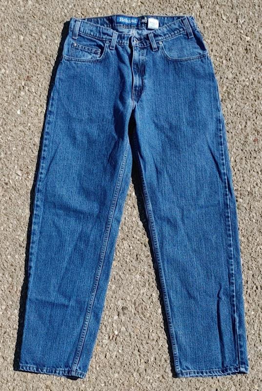Vtg 1990s Levi's Silver Tab Jeans Relaxed Fit Baggy Dark
