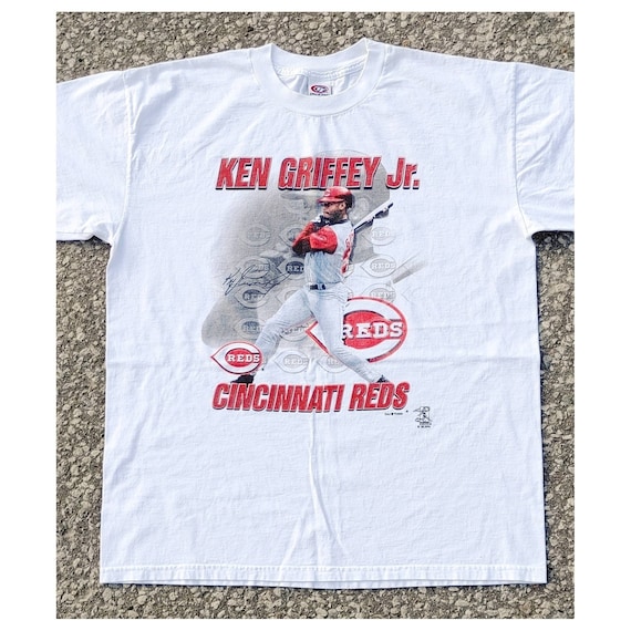 Vtg 2000 MLB Cincinnati Reds Ken Griffey Jr. True Fan T-shirt 