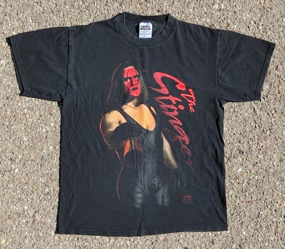 Vtg 1998 WCW NWO Sting Tultex T-Shirt Size (L) - image 1
