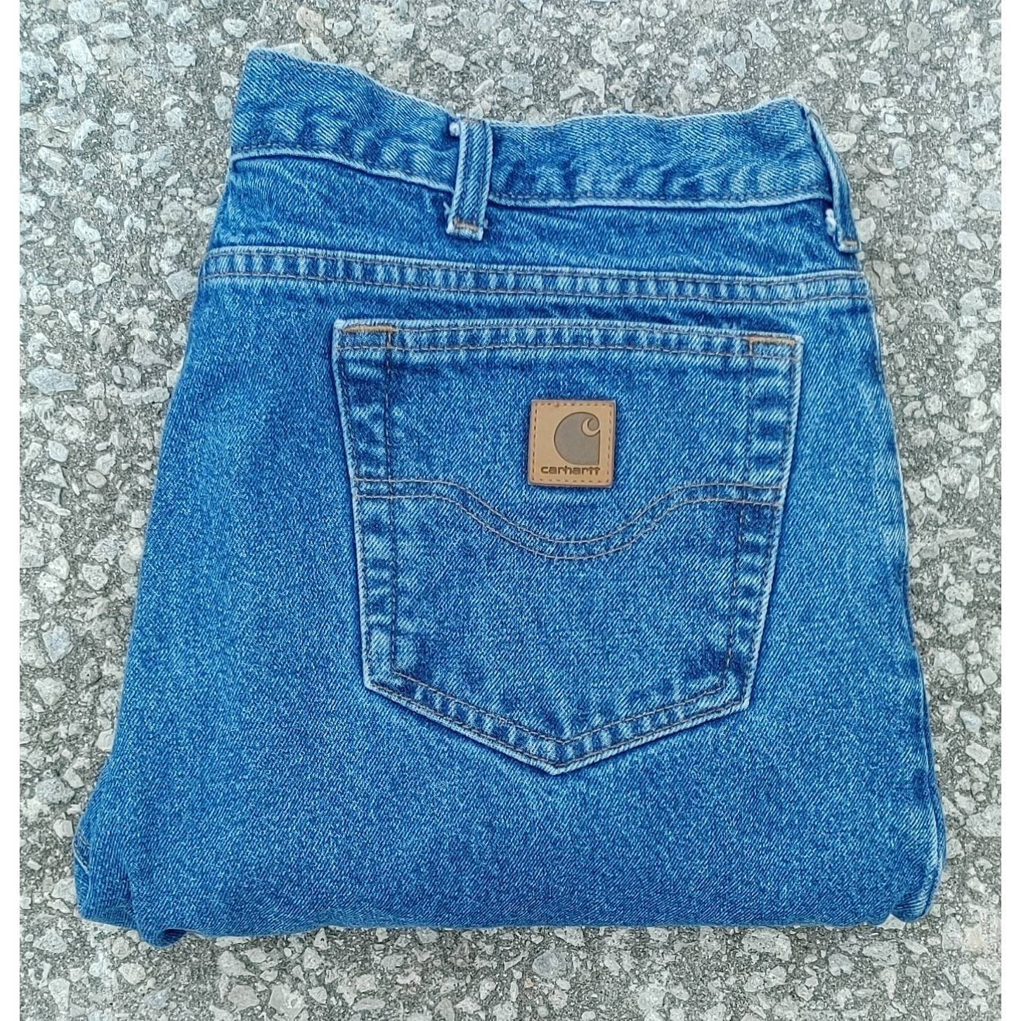 パンツ Carhartt / 90's BIG SIZE denim pants Vintage 1990s Carhartt Denim Work Pants Size 44 X 29 / 90s