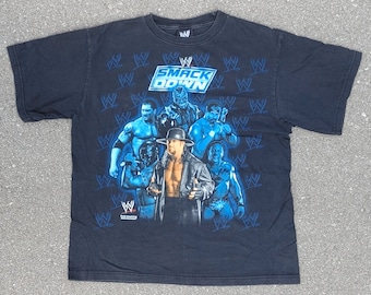 T-shirt enfant VTG 2007 WWE by Hybrid SmackDown Undertaker Taille (XL)