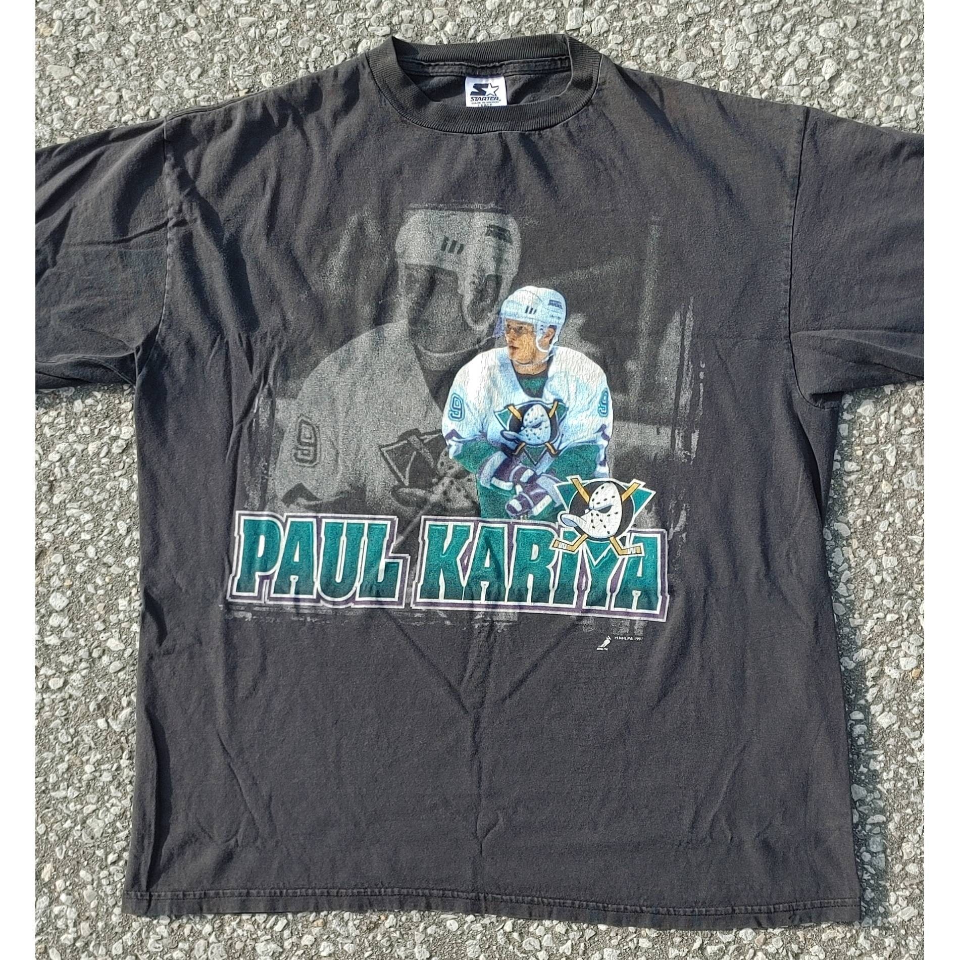 Vintage Mighty Ducks Paul Kariya Starter T-Shirt