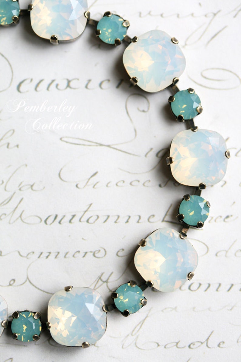 Crystal Opal Bracelet Opal Bracelet Crystal Bracelet Etsy