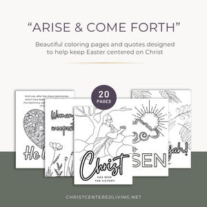 Dibujos para colorear de Pascua centrados en Cristo