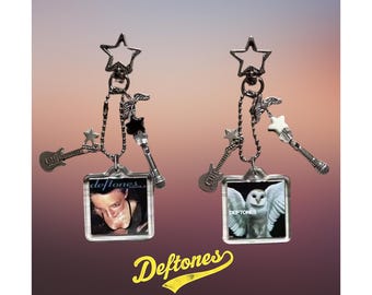 Deftoness Keychain Gift, Album Inspired Beaded keychain, Matching Phone Charms And keychains
