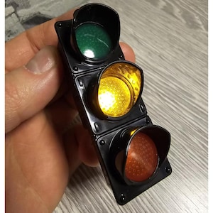 Traffic Light Keychain - Etsy
