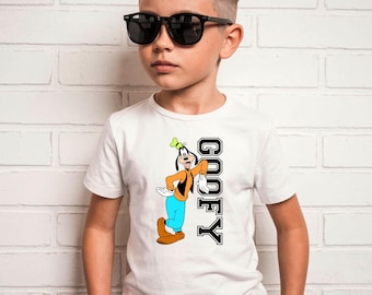 Camiseta de Mickey y sus amigos de Disney, camiseta infantil de Goofy de Disney, camiseta familiar, camiseta de regalo para él, camiseta de Mickey y sus amigos para hombre, camiseta de Goofy para hombre
