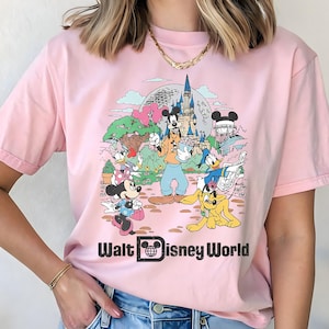 Comfort Colors® Retro Walt Disneyworld Shirt, Vintage Disneyworld T-Shirt, Mickey And Friends Shirt, Retro Disney Shirt, Disney Trip