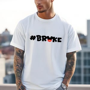 Broke and Spoiled Shirts, Couple Disney Shirt, Funny Anniversary Shirts, Disney Trip Shirt, Disney Family Shirt, Minnie Mickey Mouse T-Shirt