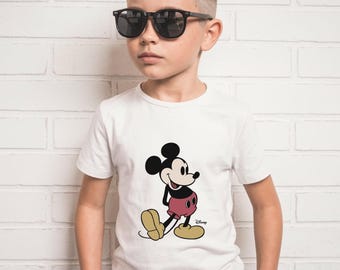 Disney Mickey Mouse Toddler T-Shirt, Vintage Mickey Kids Shirt, Disney Mickey Mouse Kids Shirt, Vintage Mickey Shirt, Mickey Baby Bodysuit
