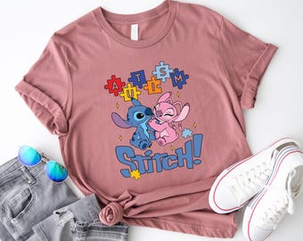 Stitch Autism Awareness T-Shirt, Stitch Autism Shirt, Autism Week Toddler T-Shirt, Lilo and Stitch Toddler T-Shirt, Support Autism Shirt