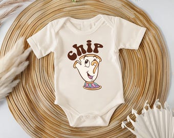 Disney Beauty And The Beast Chip T-Shirt, Disney Beauty And The Beast Chip Kids T-Shirt, Disney Beauty And The Beast Chip Baby Bodysuit
