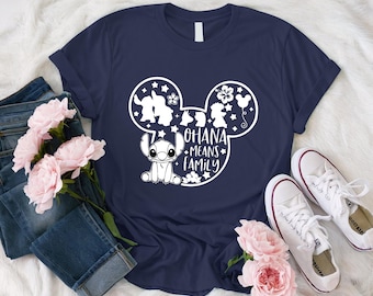 Ohana Family Shirt, Family Vacation Kids Shirt, Ohana Baby Bodysuit, Ohana Means Family Shirt, Vacation Toddler Shirt, Lilo and Stitch Shirt