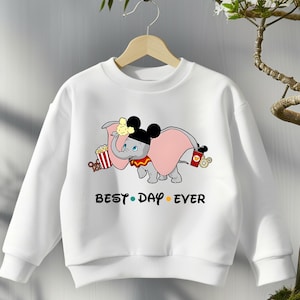 Disneyland Dumbo Kids Sweatshirt, Dumbo Disney T-Shirt, Dumbo Mickey Ears Baby Bodysuit, Dumbo Kids T-Shirt, Disney World Dumbo T-Shirt